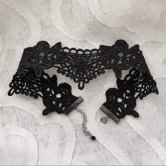 Dolls Kill Jewelry - Lacy Black Choker (NWOT) Bundle & SAVE $$
